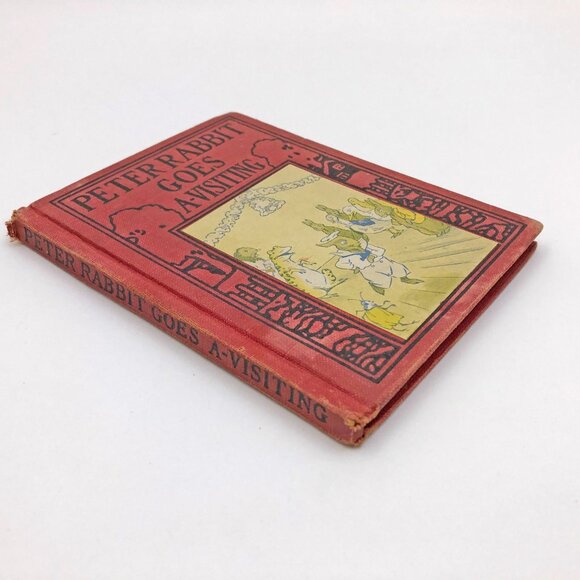 Peter Rabbit Goes A - Visiting by Linda Stevens Almond 1935 HB Wee Books - Picture 3 of 10